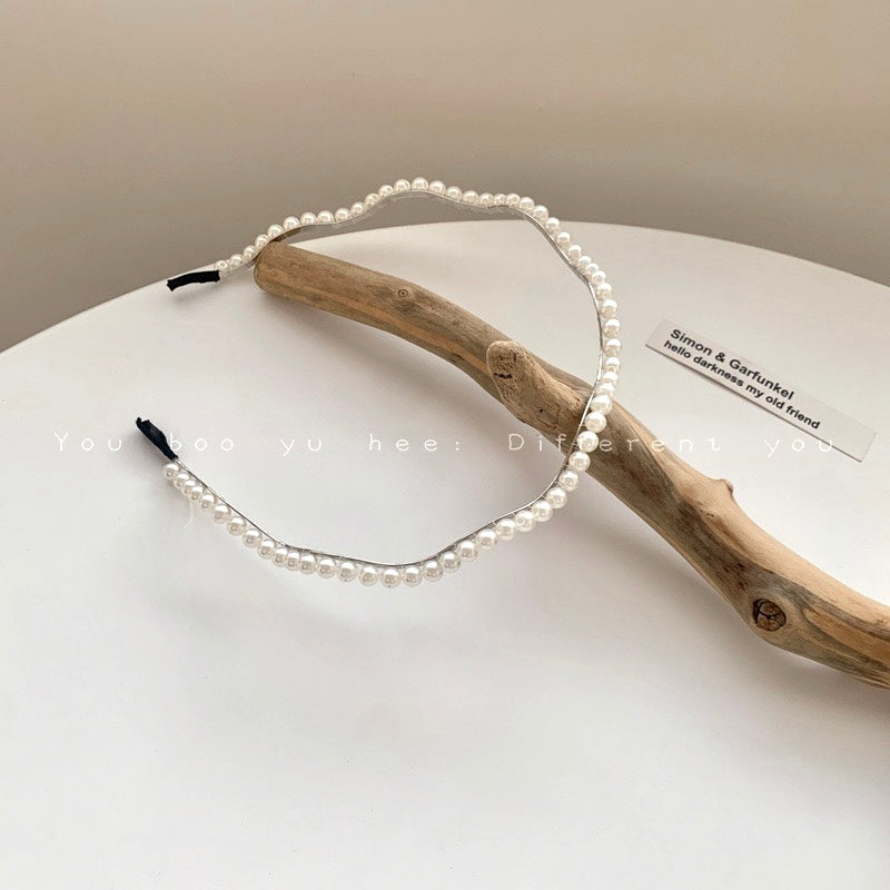 Elegant Freshwater Pearl Headband