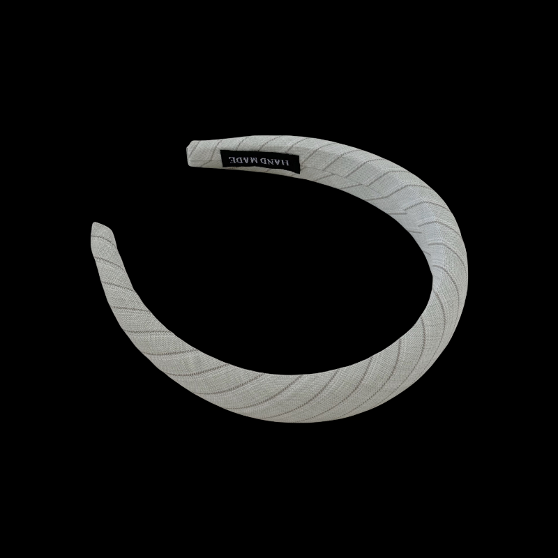 French Textured Headbands - Minimalist Stripe Collection (5 Neutral Tones)
