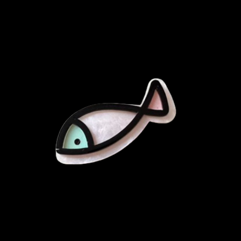 Cartoon Fish Hair Clips - Acrylic Bang Clips (9 Styles)