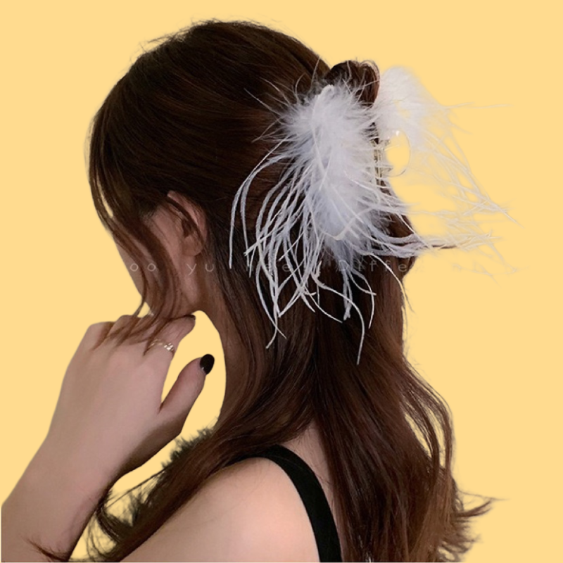 Feather Hair Claw