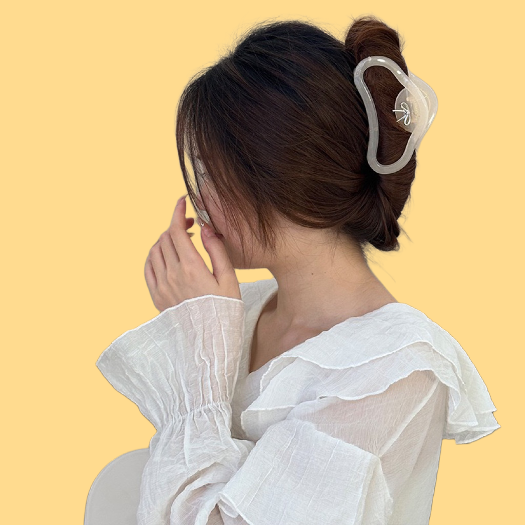 Jelly-Color Cloud Hair Claw (5 Colors)