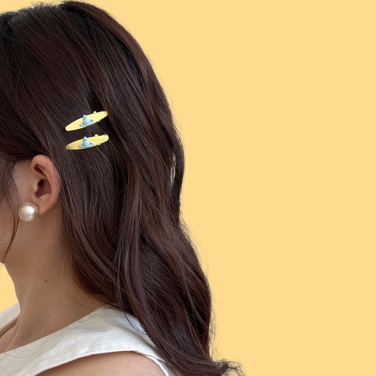 Cosmic Cutie Hair Clips - 5-Color Mini Planet Series (Summer Vacation Edition)