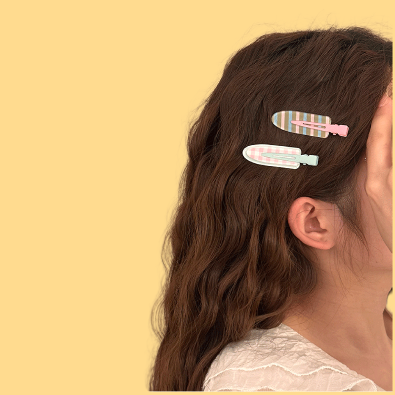 Juice Series Hair Clips - 6 Fruity Designs (Set of 2)