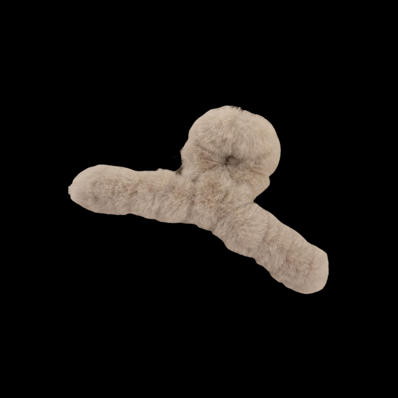 Plush Oversized Hair Claw - Winter Luxe Scrunch Clip (6 Colors)