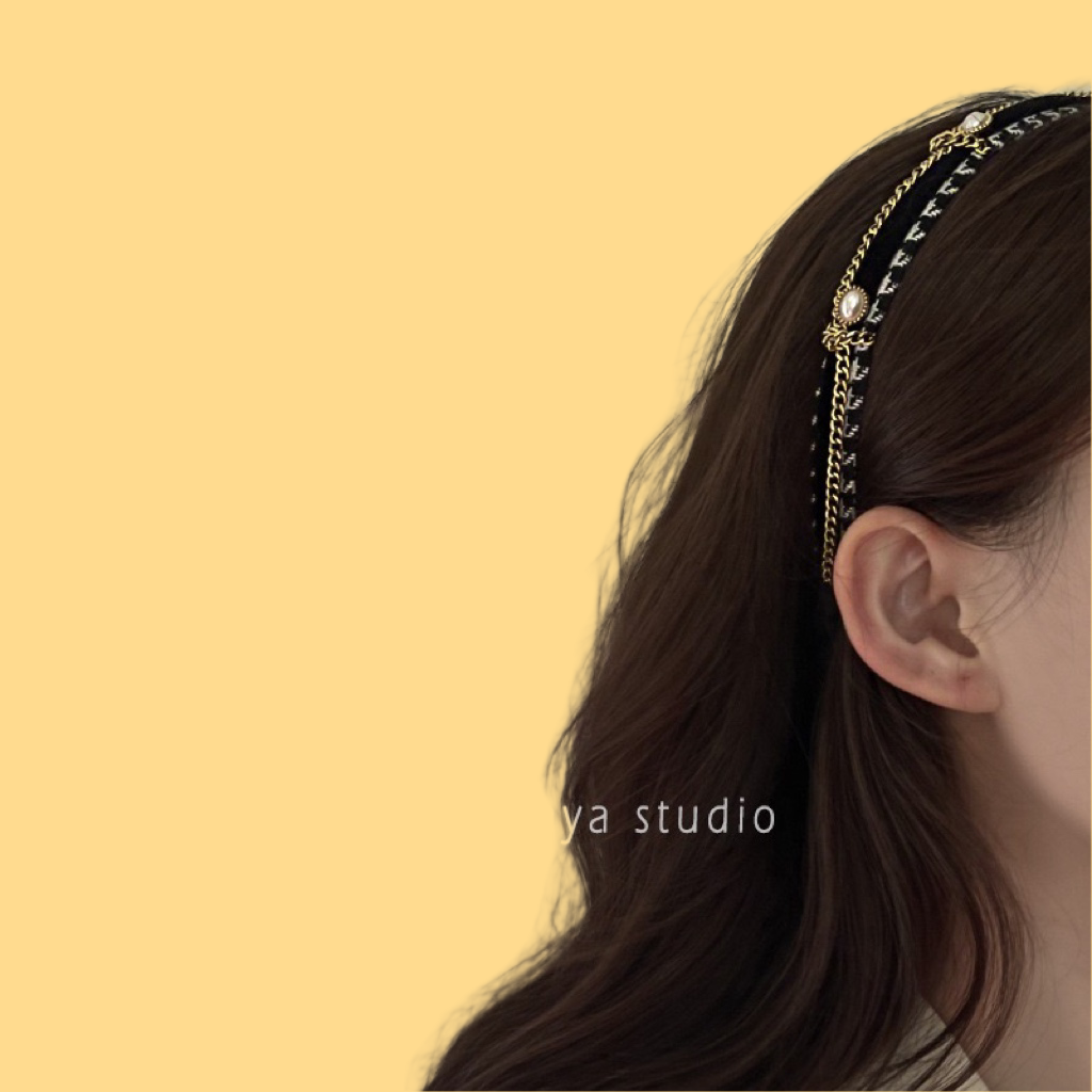 Pearl & Tassel Headband - Swedish Maiden Style