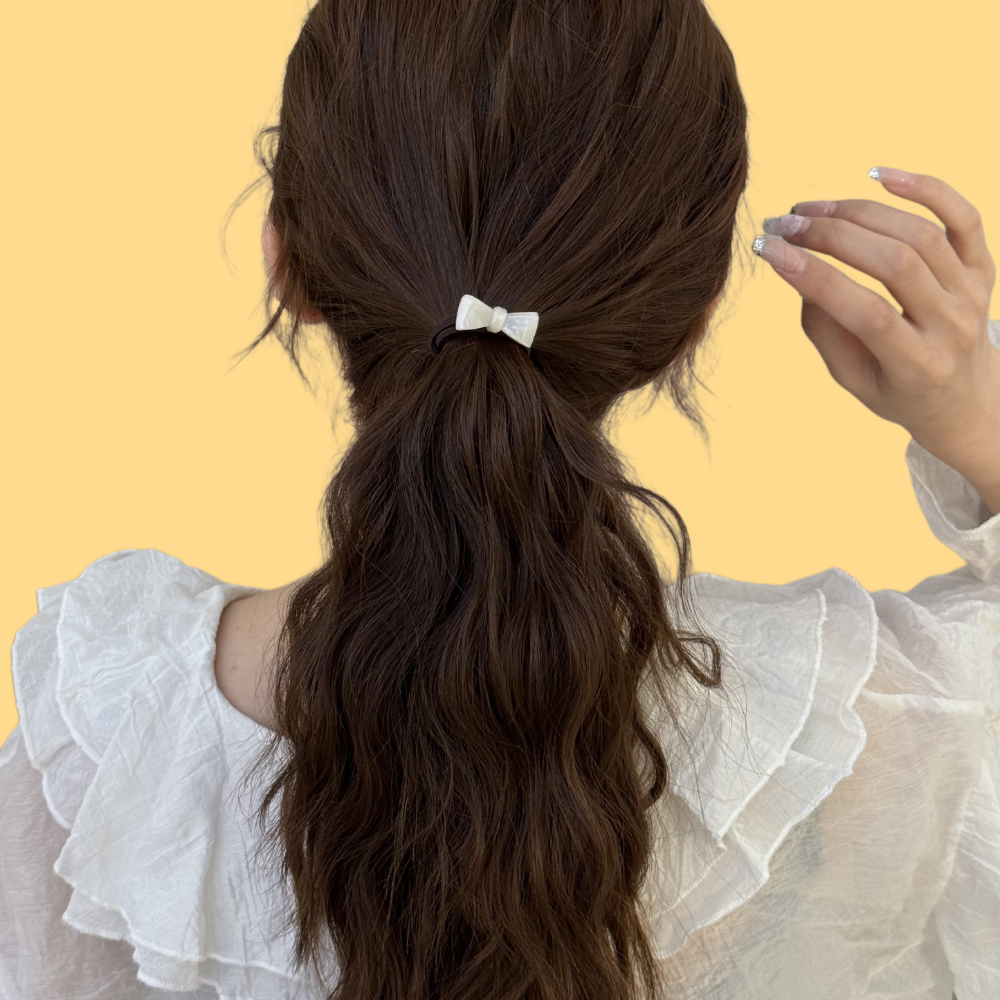 3D Bow Scrunchie Acetate Hair Tie (5 Styles)