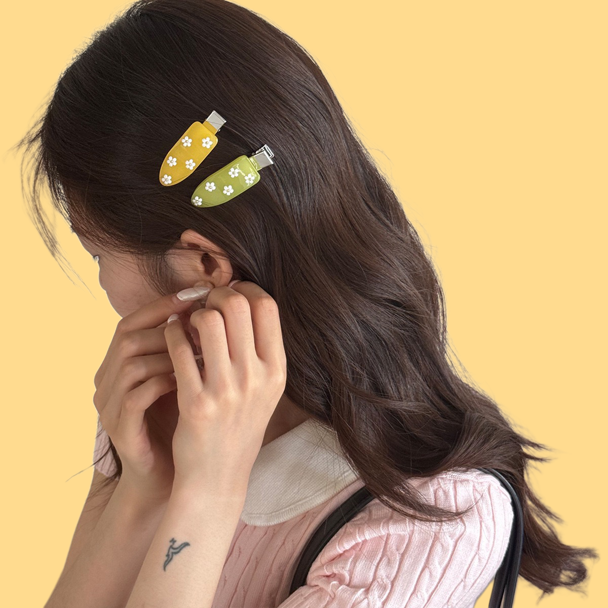 Candy Flower Hair Clip (6 Colors)