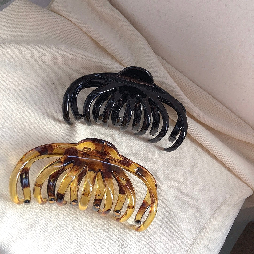 French Tortoiseshell Hair Claw - Oversized Clip (3 Styles)