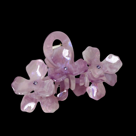 3D Flower Claw Hair Clip