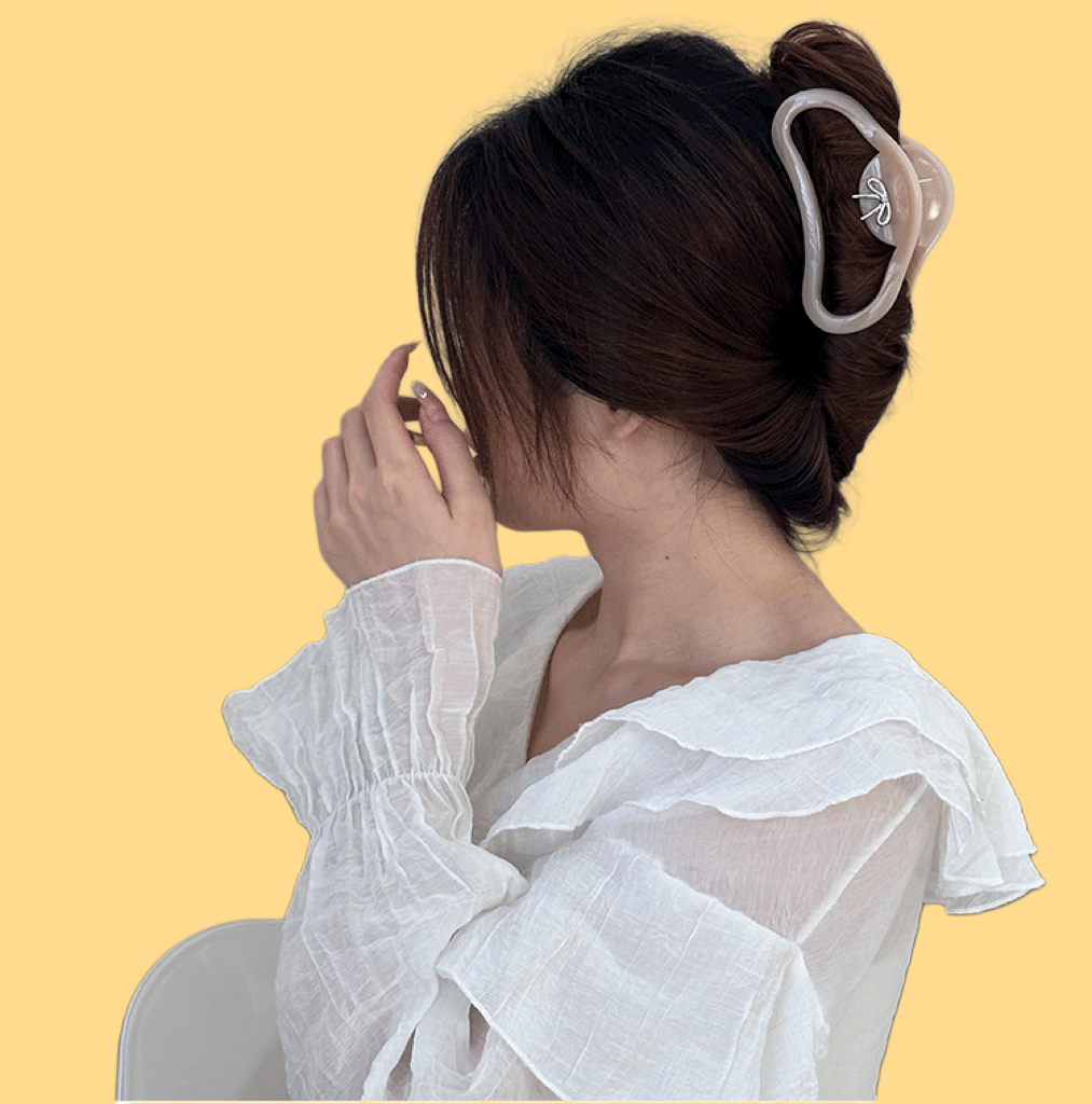 Jelly-Color Cloud Hair Claw (5 Colors)