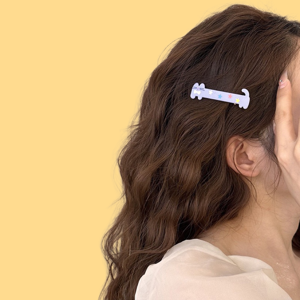 Meow Hair Clip - Cute Cat Snap Clip (6 Styles)