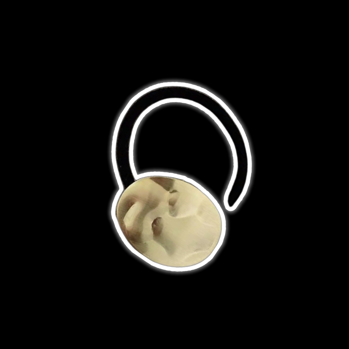 Brushed Metal Hair Tie - Minimalist Elastic (7 Styles)