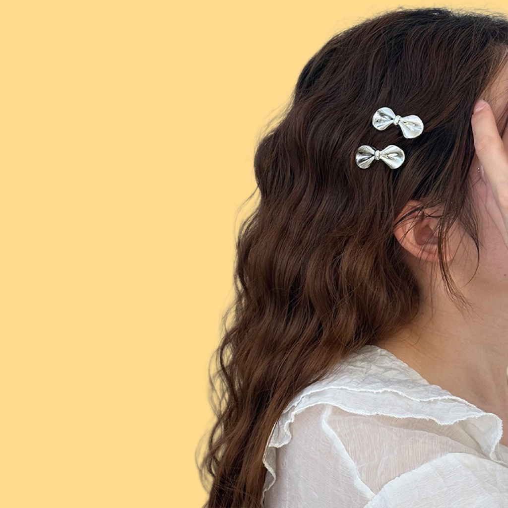 Princess Butterfly Hair Clip - Small Snap Clip (Gold/Silver)