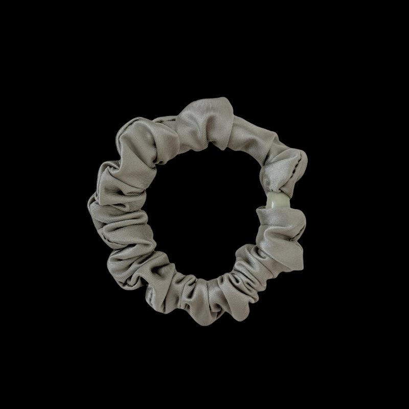 Crushed Satin Hair Tie Set - Minimalist Elegance (8 Neutral Shades)