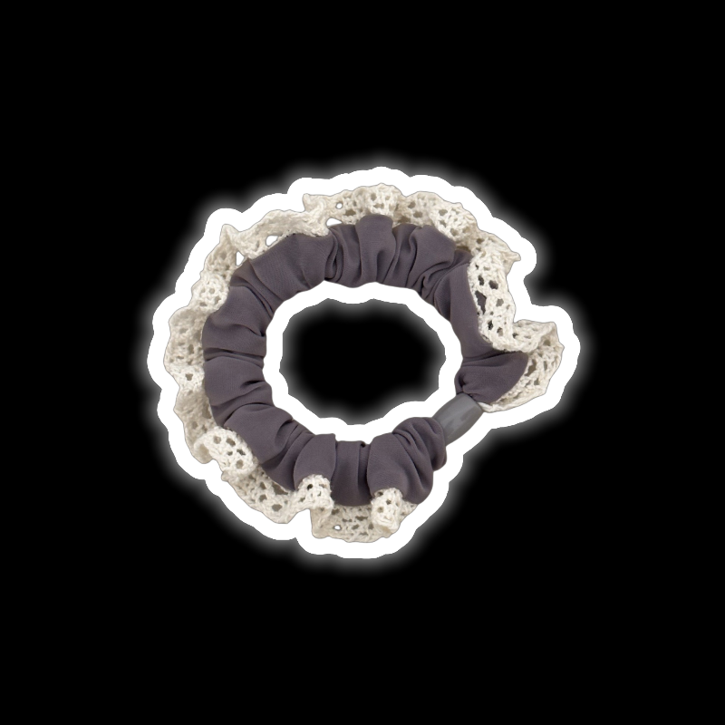 Chanel-Style Lace Hair Tie (4 Colors)