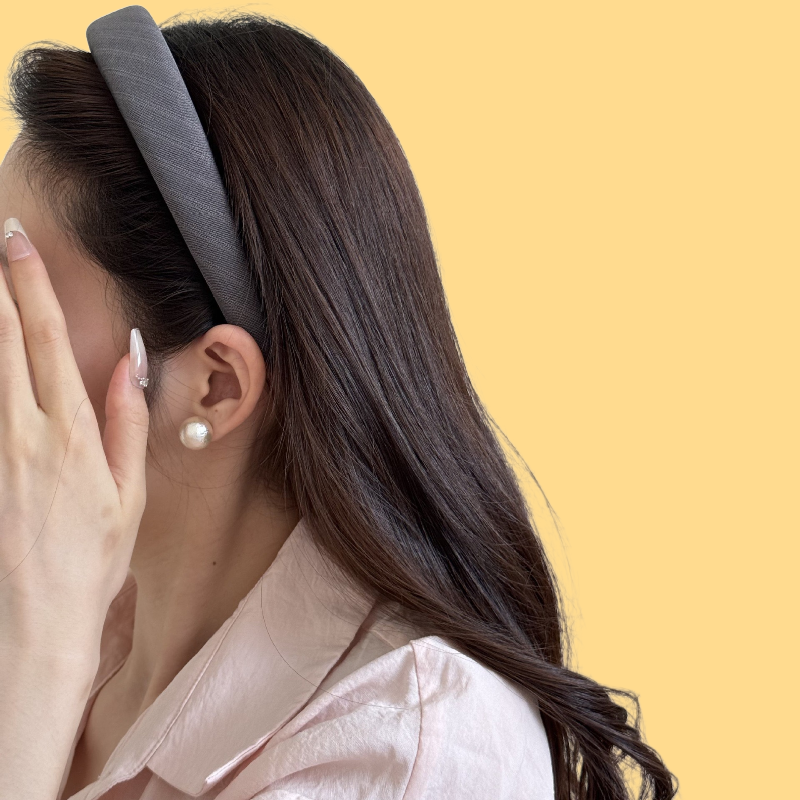 French Textured Headbands - Minimalist Stripe Collection (5 Neutral Tones)