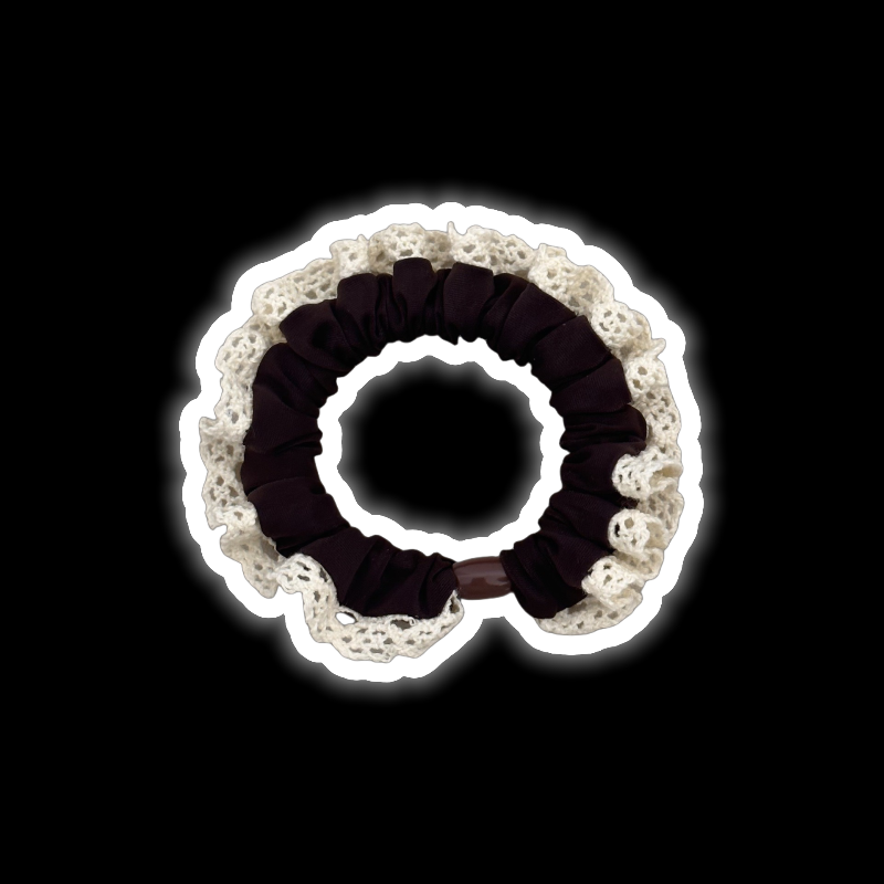 Chanel-Style Lace Hair Tie (4 Colors)