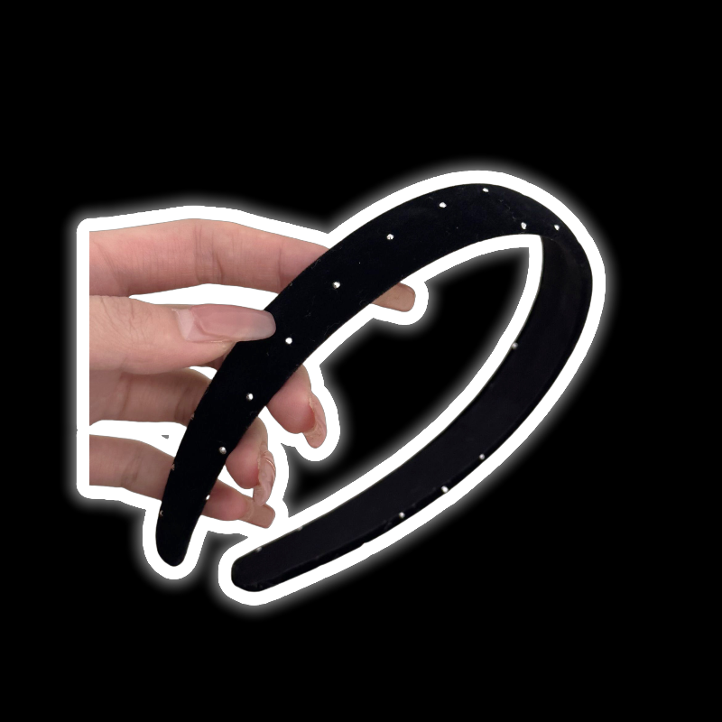 Velvet Star Headband - Wide French Hairband (2 Colors)