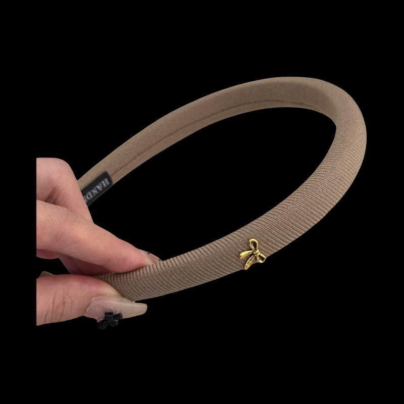 Gold Label Headband - Velvet Bow Hairband (5 Colors)