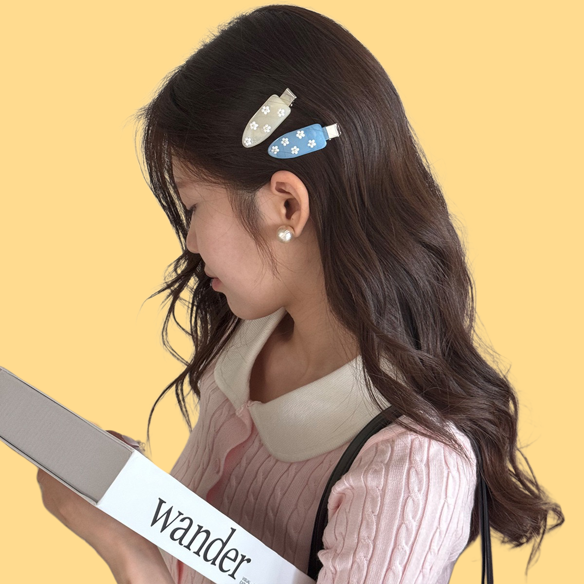 Candy Flower Hair Clip (6 Colors)