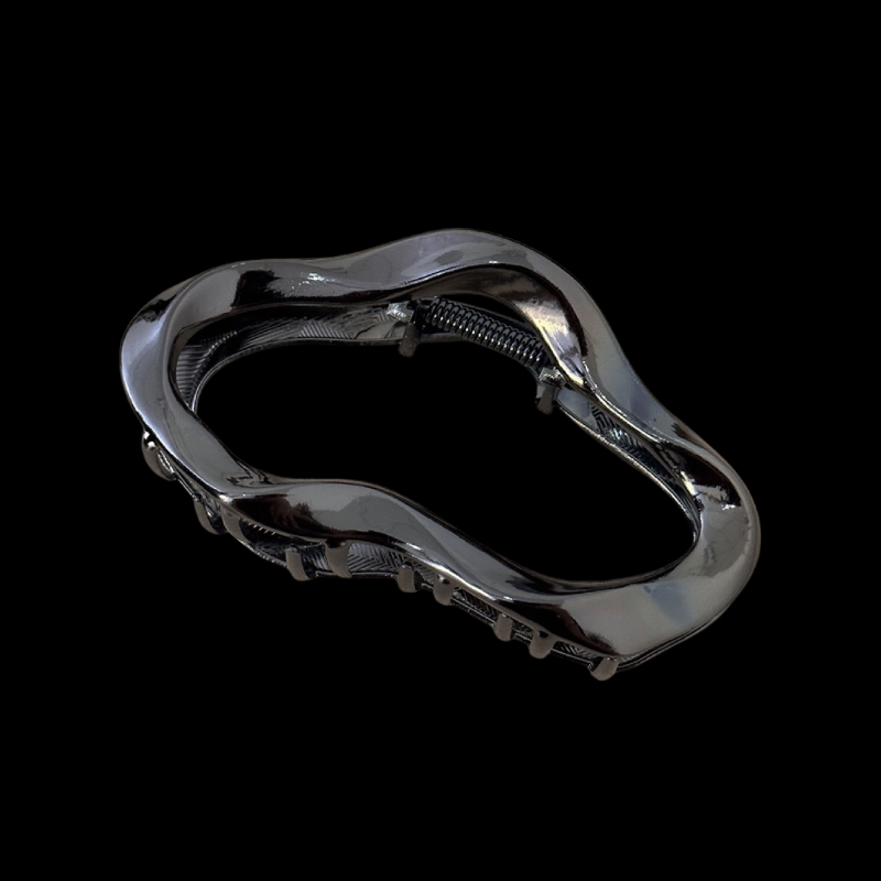 Abstract Line Hair Claw - Geometric Metal Clip (3 Options)