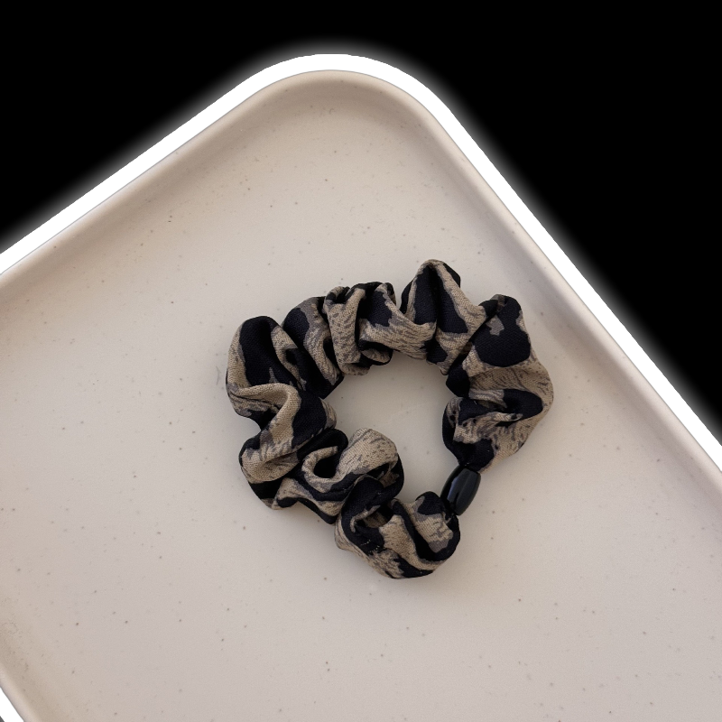 Leopard Print Hair Tie - Stretchy Scrunchies (3 Styles)