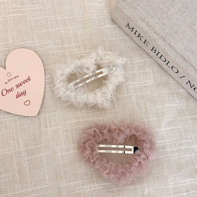 Cloud Love BB Hair Clip (Pink/Beige)