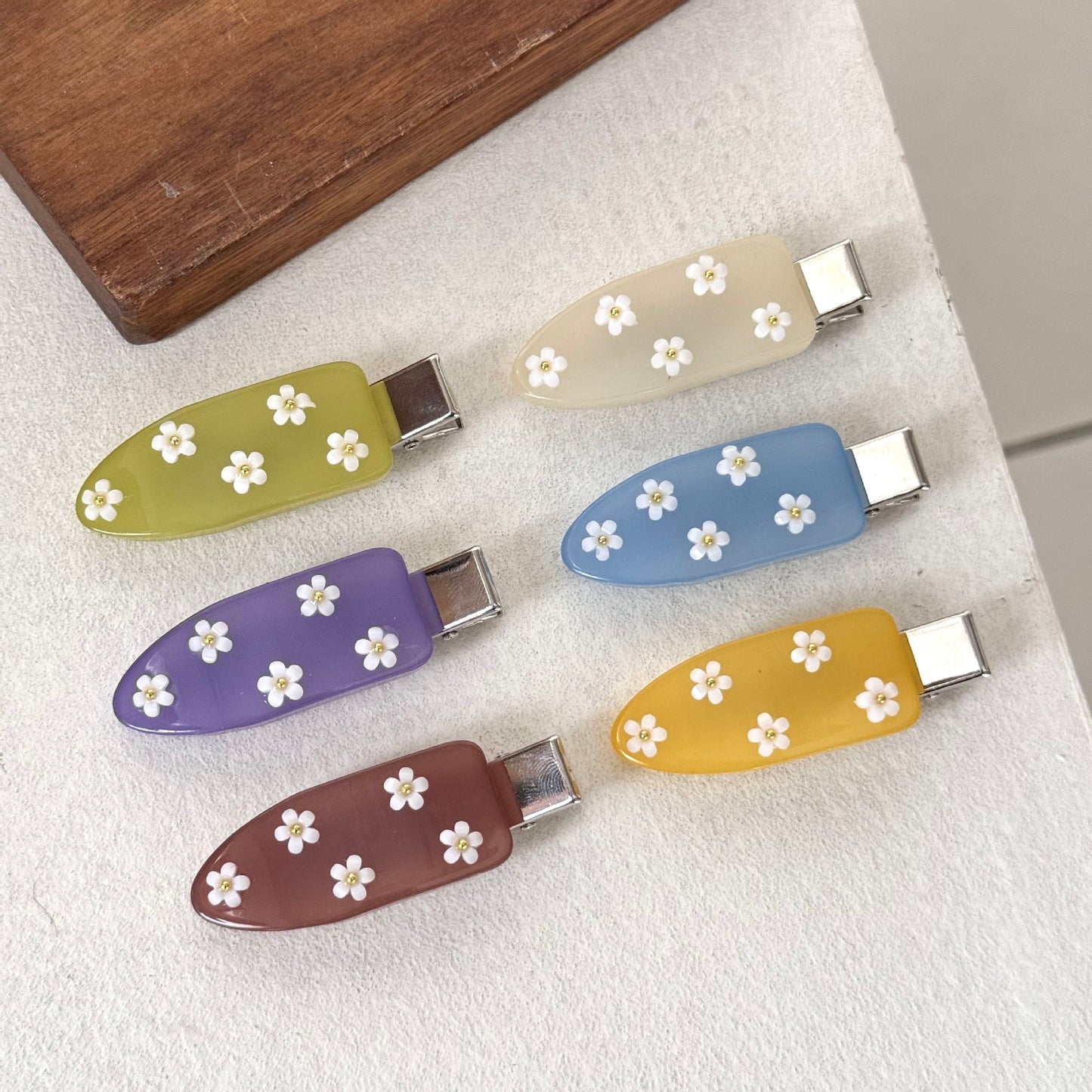 Candy Flower Hair Clip (6 Colors)