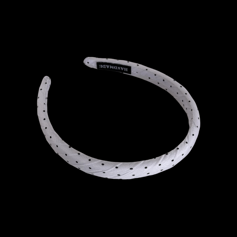 Bohemian Dot Headband - Crinkle Gauze Hairband (6 Colors)