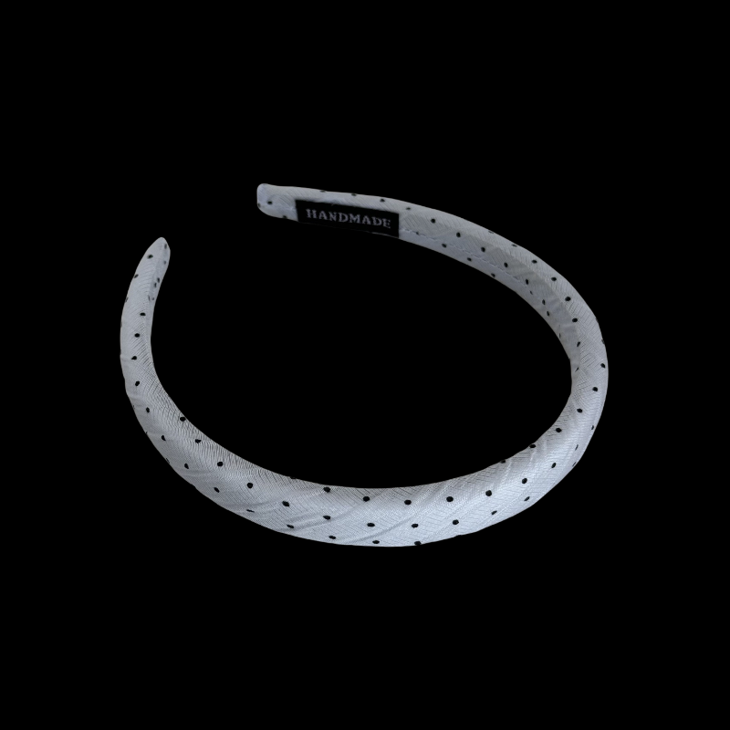 Bohemian Dot Headband - Crinkle Gauze Hairband (6 Colors)