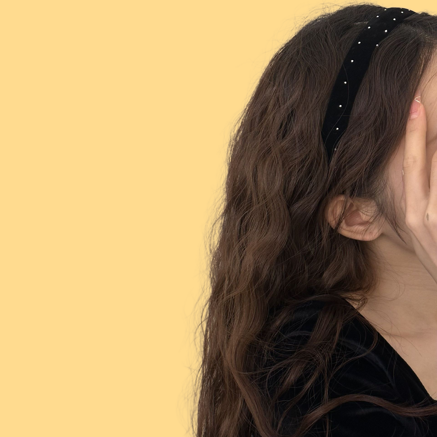 Velvet Star Headband - Wide French Hairband (2 Colors)