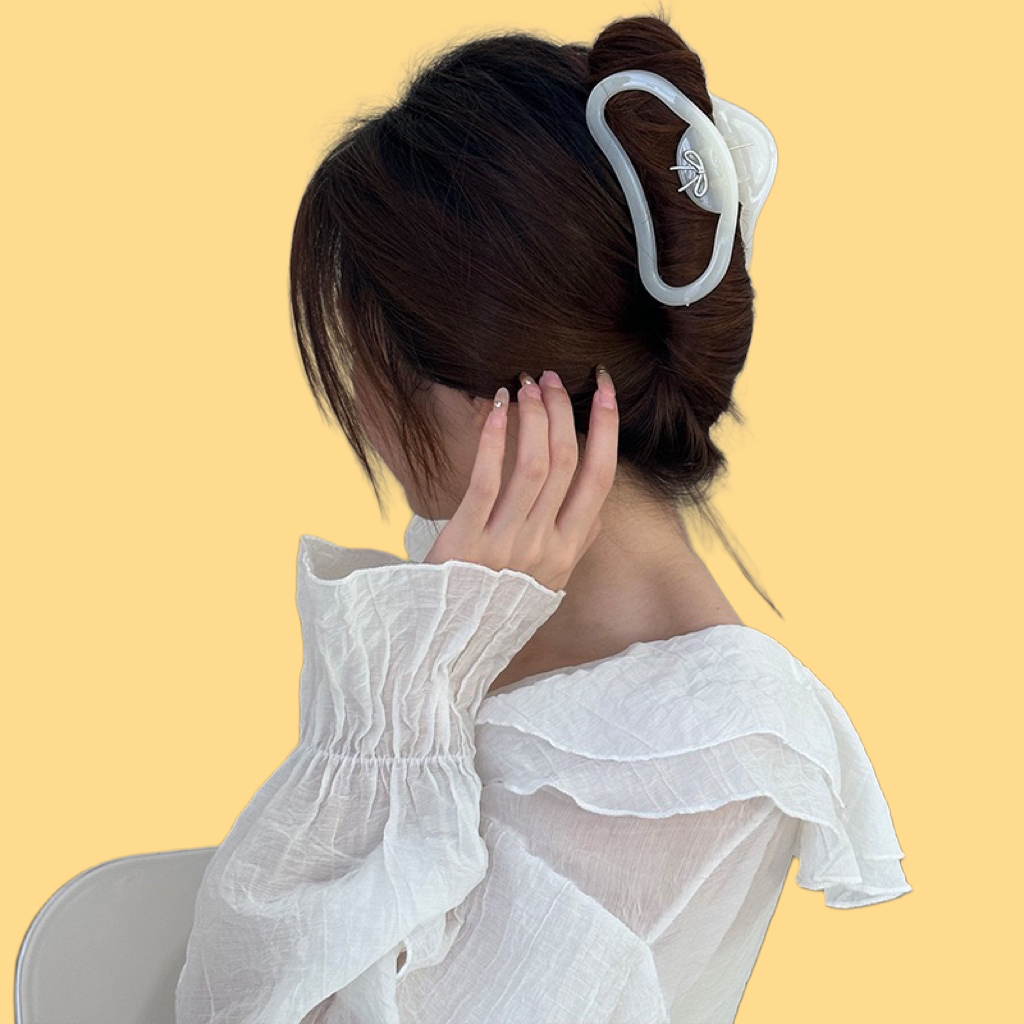 Jelly-Color Cloud Hair Claw (5 Colors)