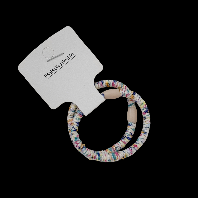 Monet's Garden Hair Ties - Premium Elastic Bands (5 Impressionist Colors)