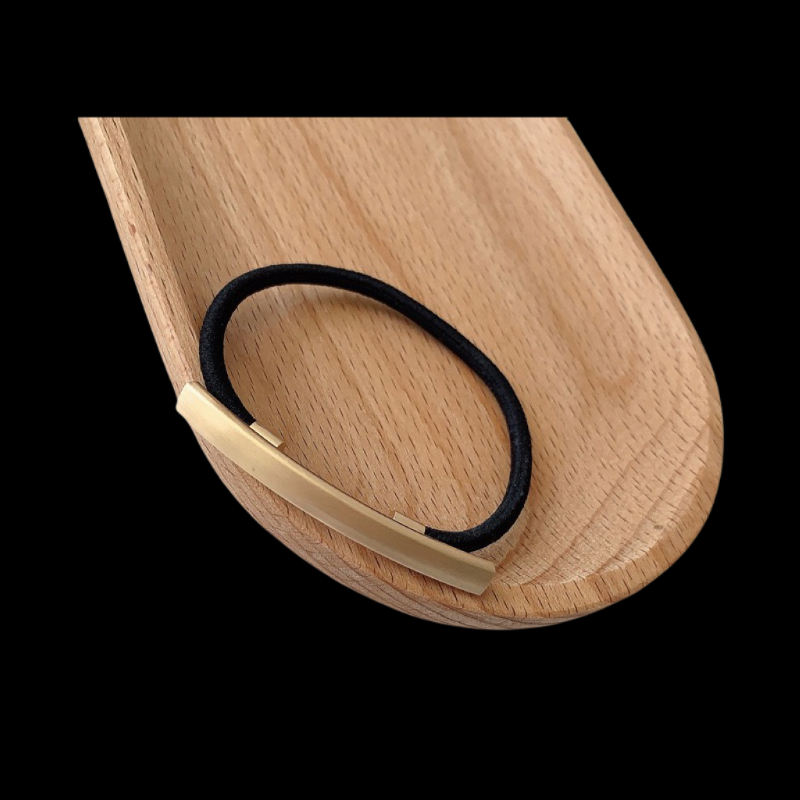 Minimalist Alloy Hair Tie - Gold or Silver