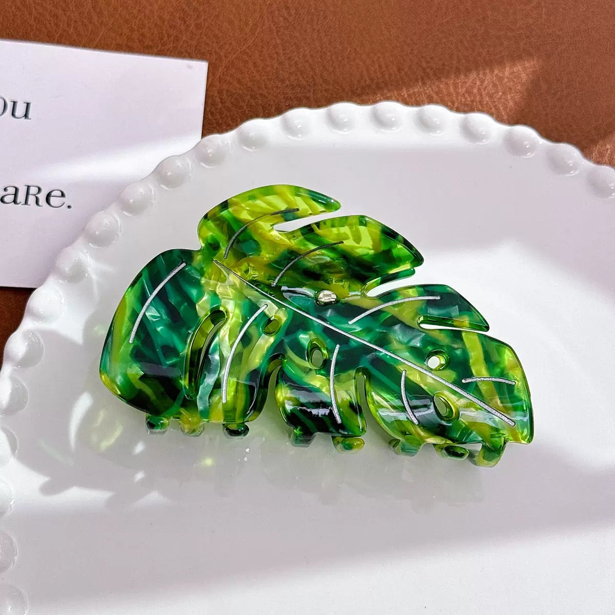Leaf Claw Hair Clip