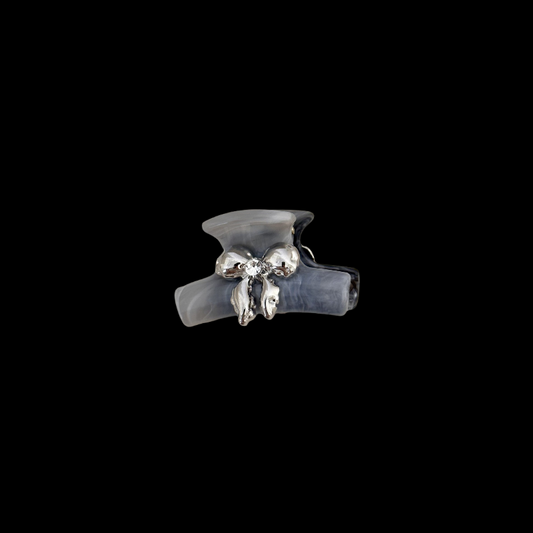 Moon Phase Hair Clip - Chinese Ink Style Mini Clips (3 Designs)