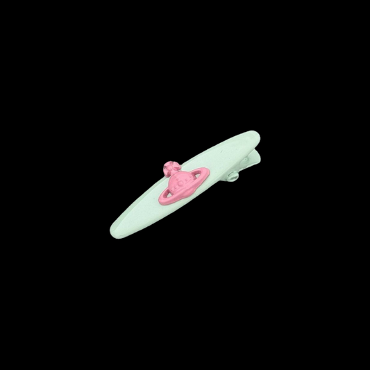 Cosmic Cutie Hair Clips - 5-Color Mini Planet Series (Summer Vacation Edition)