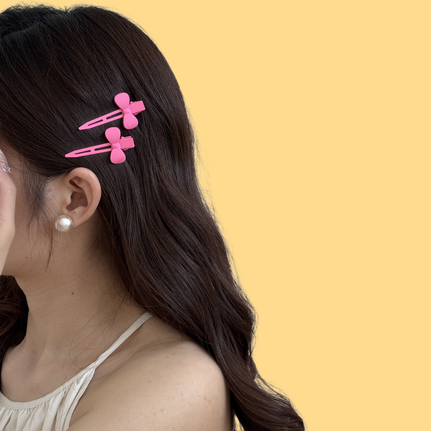 [K-Beauty] Pastel Snap Clips - 8 Color Milkshake Duo Set