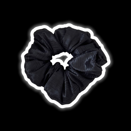Crushed Chiffon Scrunchie - Luminous Textured Hair Tie (5 Colours)