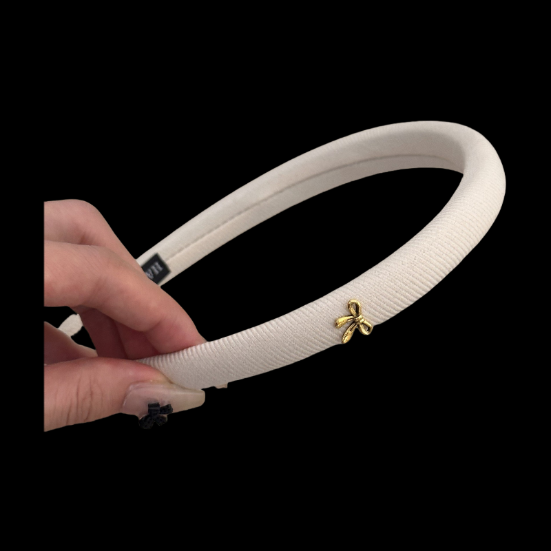 Gold Label Headband - Velvet Bow Hairband (5 Colors)