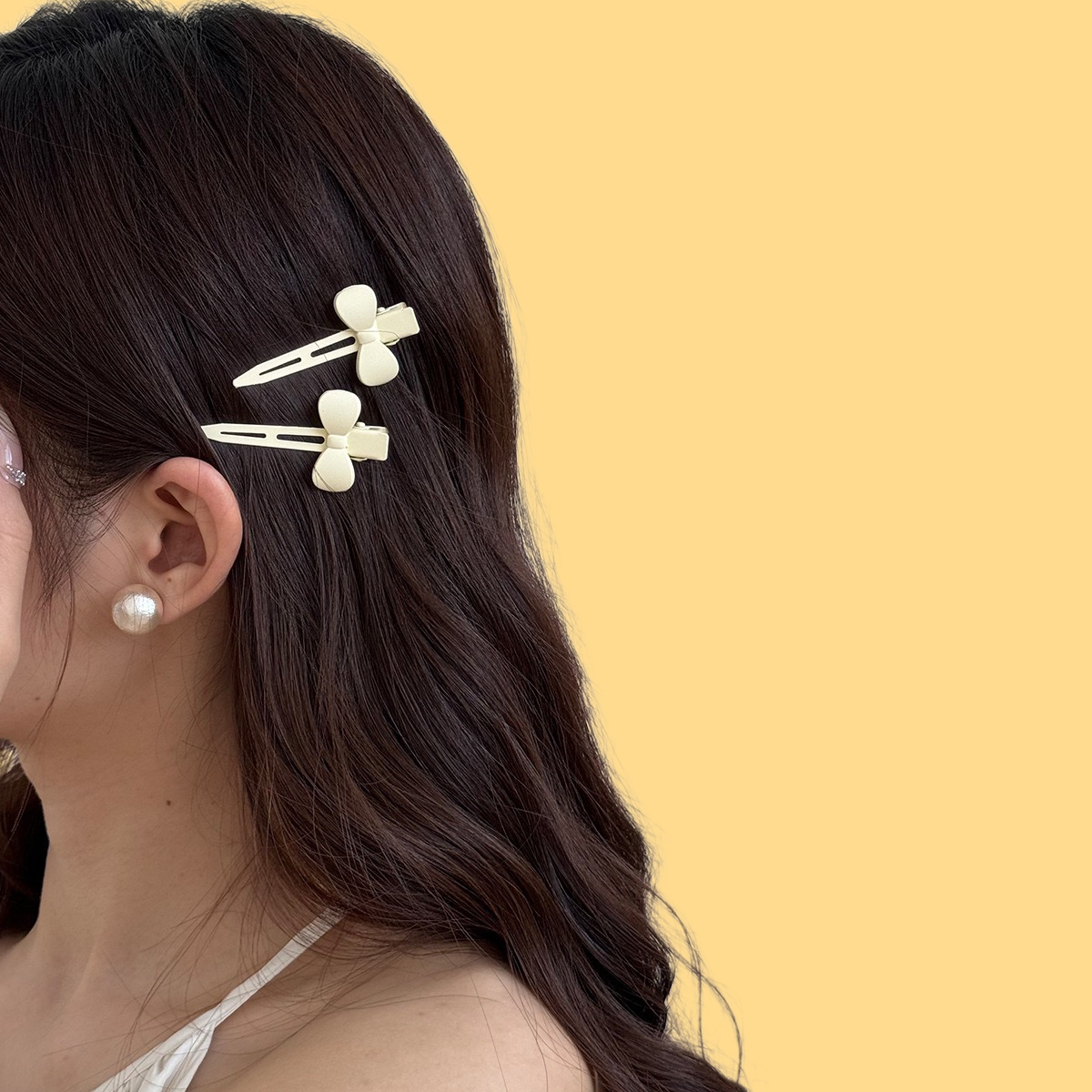 [K-Beauty] Pastel Snap Clips - 8 Color Milkshake Duo Set