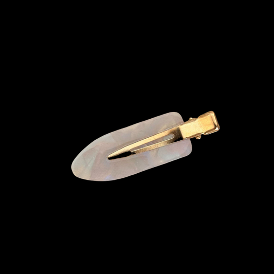 Acetate Seamless Hair Clip - Oval Side Clip (2 Colors)