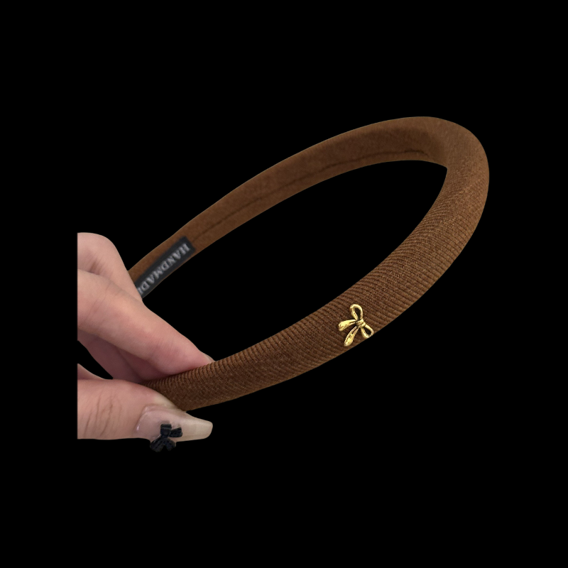 Gold Label Headband - Velvet Bow Hairband (5 Colors)