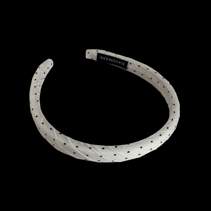 Bohemian Dot Headband - Crinkle Gauze Hairband (6 Colors)