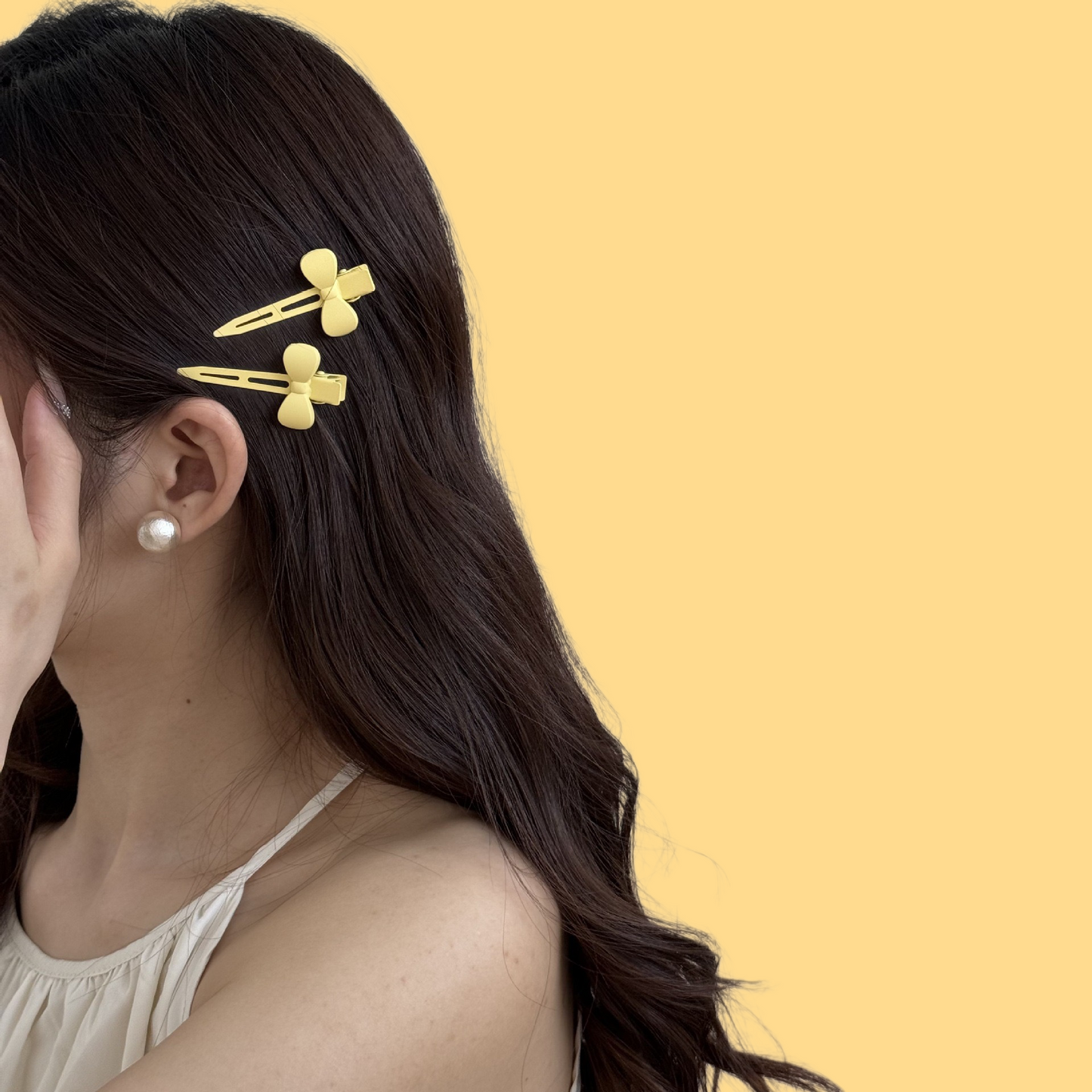 [K-Beauty] Pastel Snap Clips - 8 Color Milkshake Duo Set
