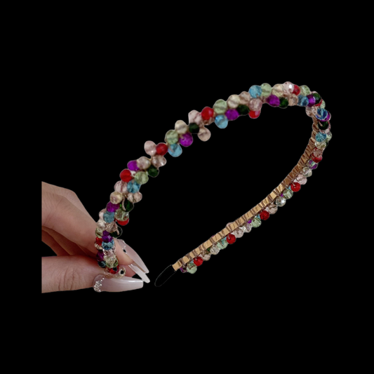 Europe Crystal Beaded Headband