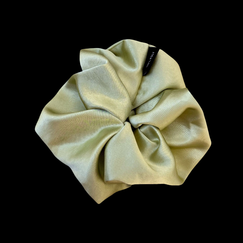 Vintage Green Scrunchie - Spring Hair