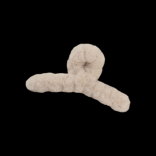 Plush Oversized Hair Claw - Winter Luxe Scrunch Clip (6 Colors)