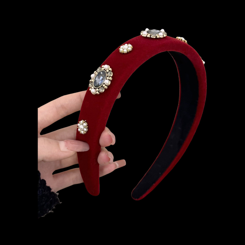 Crystal-Studded Headband (2 Colors)