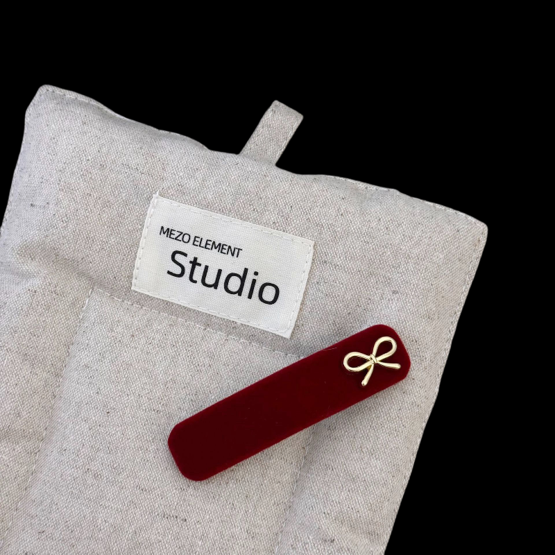 Chanel-Style Velvet Hair Clip - Bow Barrette (4 Styles)